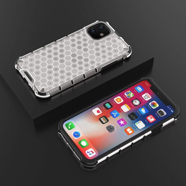 Apple iphone 11 Back Cover Honeycomb Design By - jmskart.com