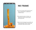 Display For Samsung Galaxy A7 2018 With Display Glass Combo Folder