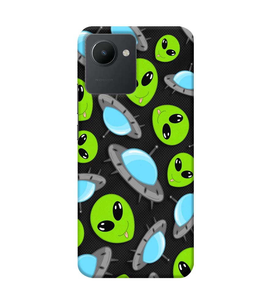 Back Panel Cover for Realme C30 - Green 